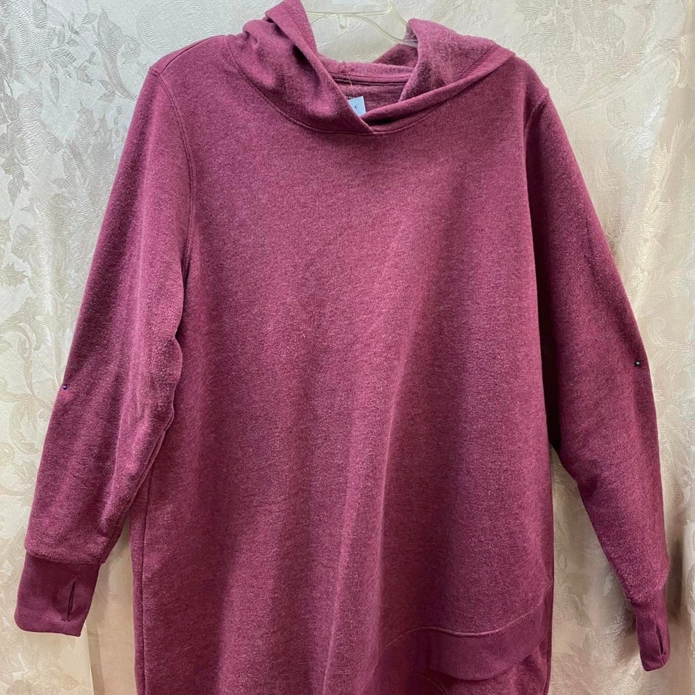 Size 1x Techgear Men's Burgandy Drytek hoodie